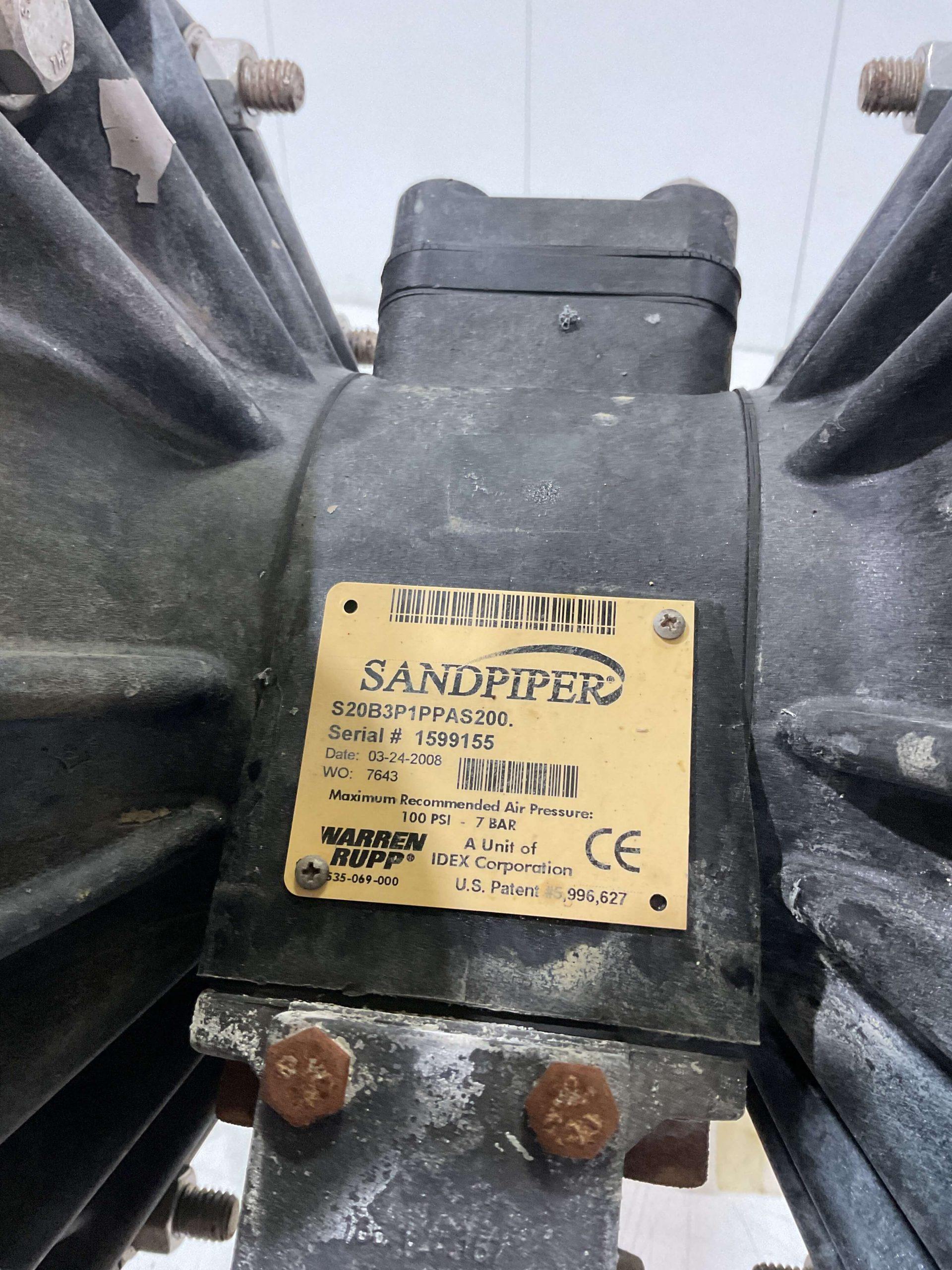 Sandpiper Poly 2" Inlet 2" Outlet Diaphragm Pump DP3079