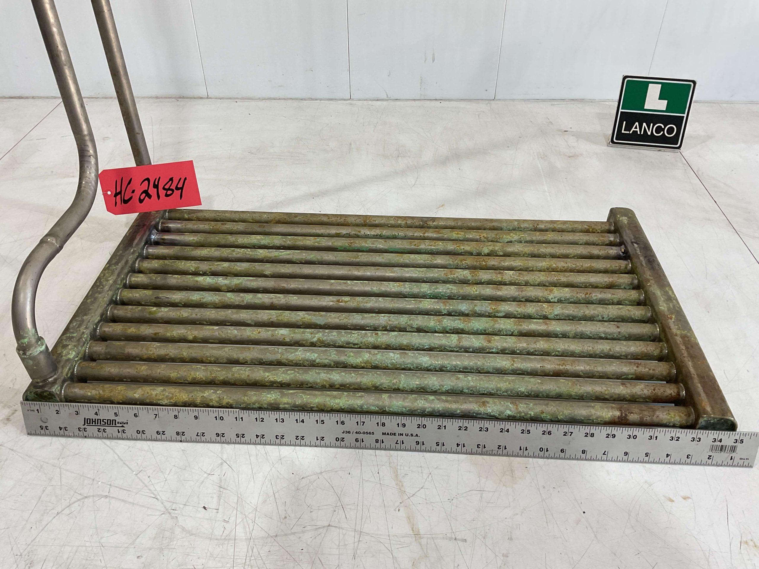 Titanium 35"L x 18"W x 48"H L-Shape Grid Heating Coil HC2484