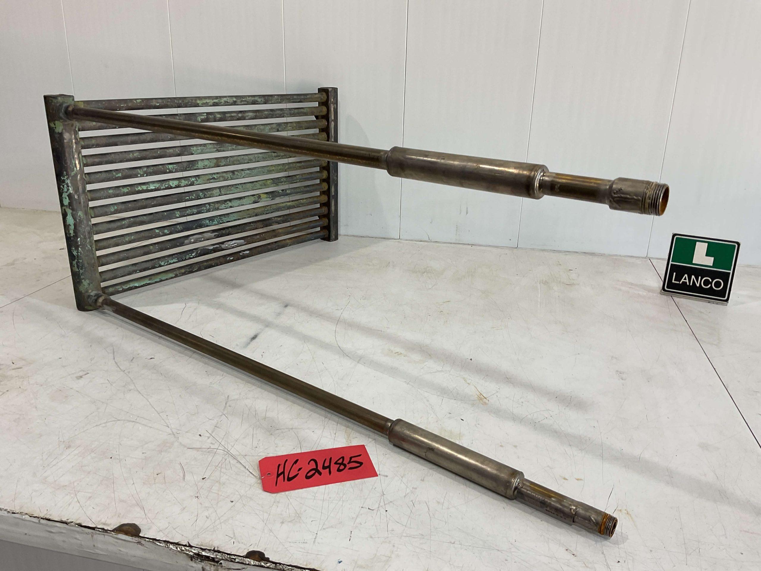 Titanium 48"L x 18"W x 35"H L Shape Grid Heating Coil HC2485