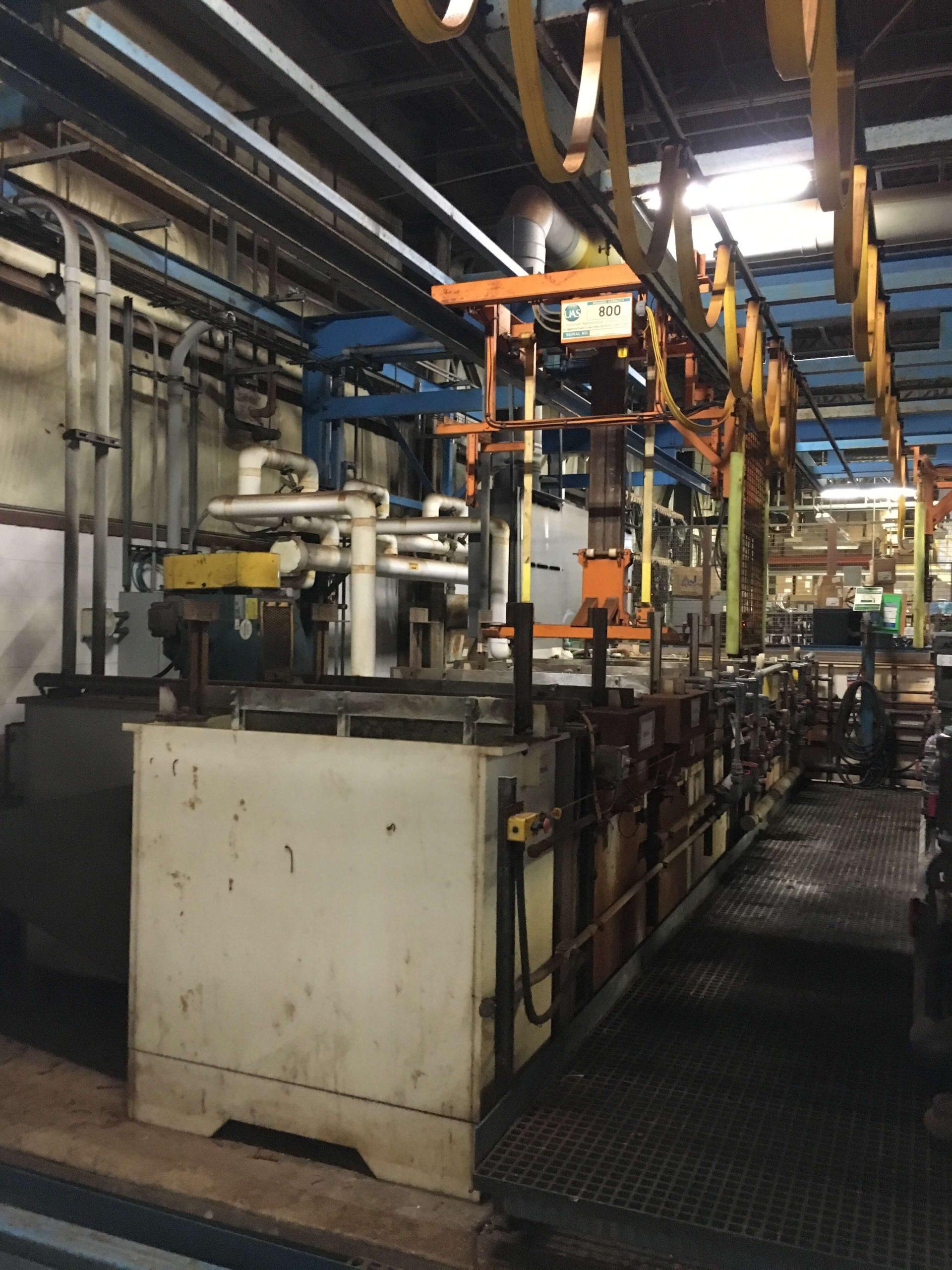 19 Station Automated Iron Phosphate Plating Line PL2213CN