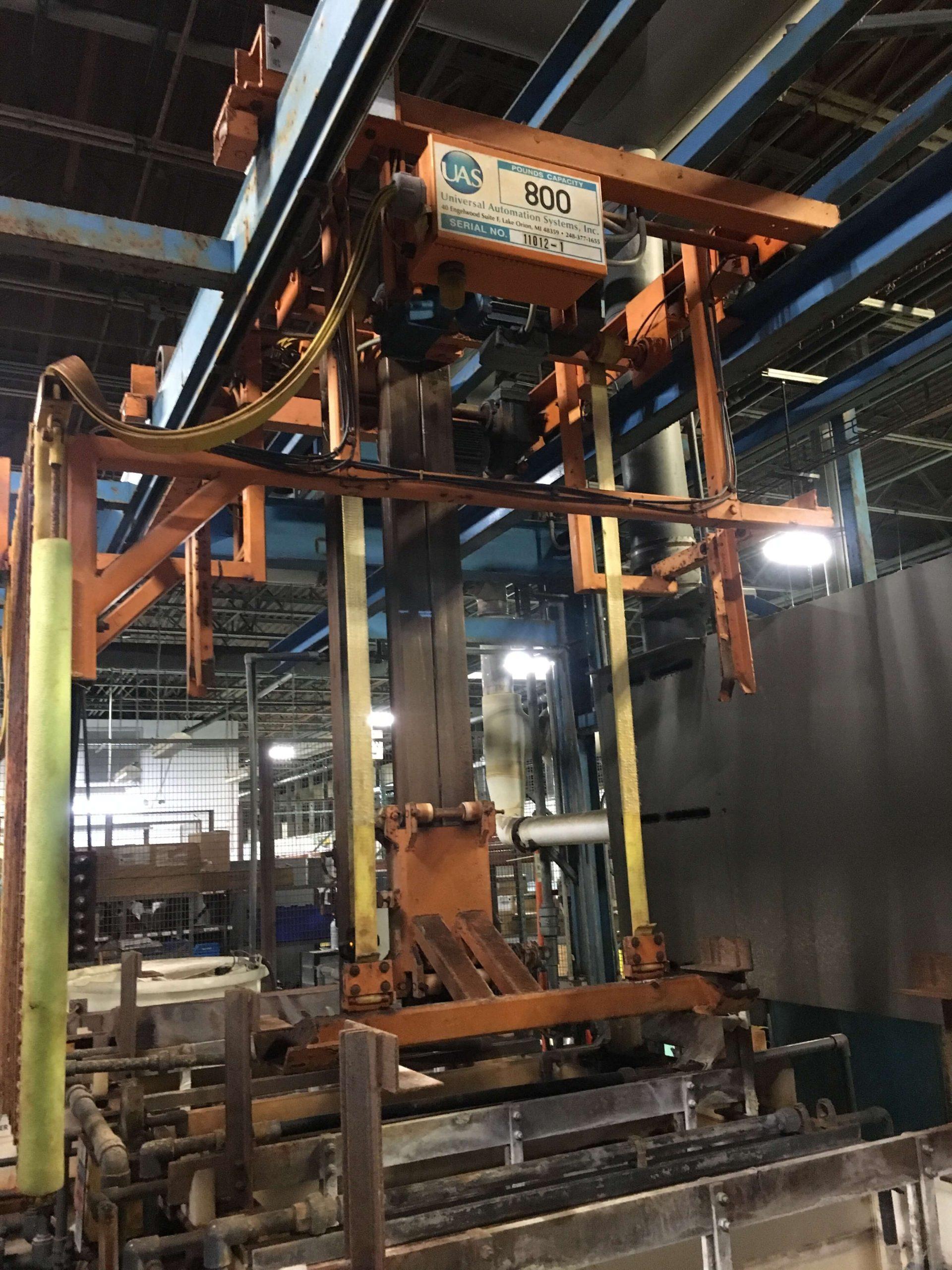19 Station Automated Iron Phosphate Plating Line PL2213CN