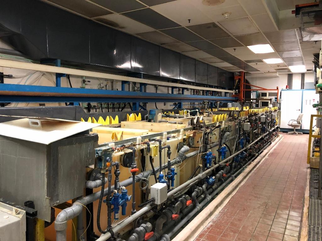 25 Station Automated Electroless Copper Plating Line PL2214CN