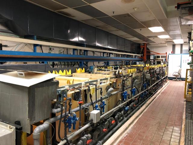 25 Station Automated Electroless Copper Plating Line PL2214CN