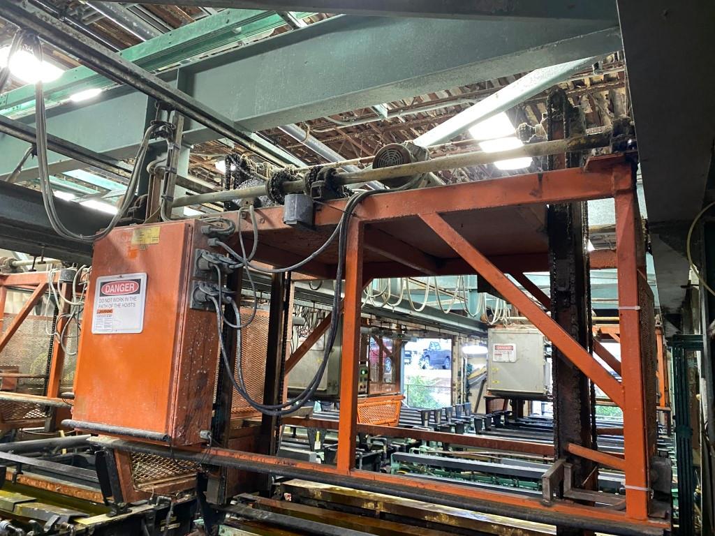 All Tech Engineering 46 Station Automatic Rack Plating Line PL2216